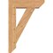 Ekena Millwork Traditional Slat Smooth Bracket w/ Offset Brace, Western Red Cedar, 7 1/2"W x 26"D x 38"H BKT0806X26X38TRA06SWR - alternate 4